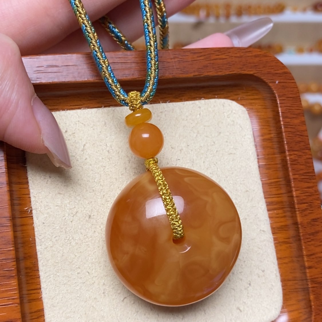 【闪购商品】未镶嵌颈饰蜜蜡项链