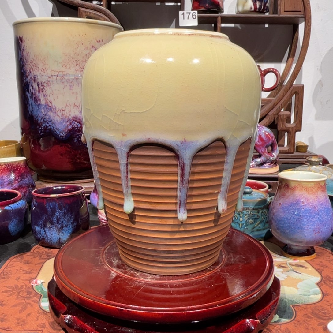 中国神后钧瓷花器