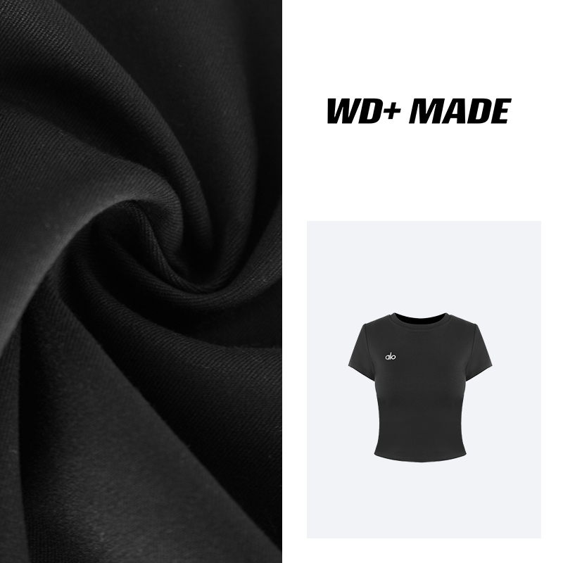 美式潮流修身圆领短袖t恤薄款百搭收腰显瘦上衣