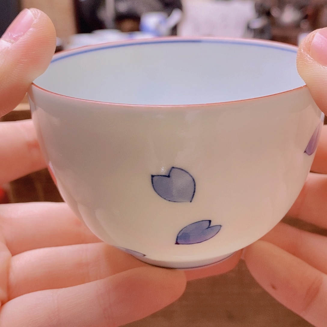 家用精美茶杯九客