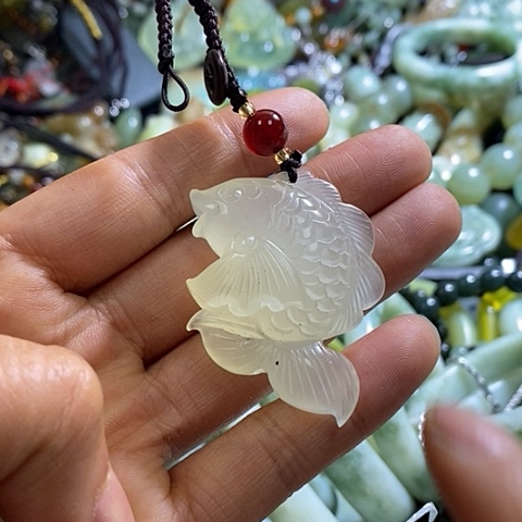 岫玉钥匙扣未镶嵌