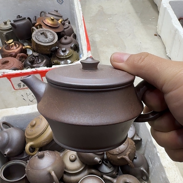 茶壶紫砂宜兴紫砂壶瑕疵处理