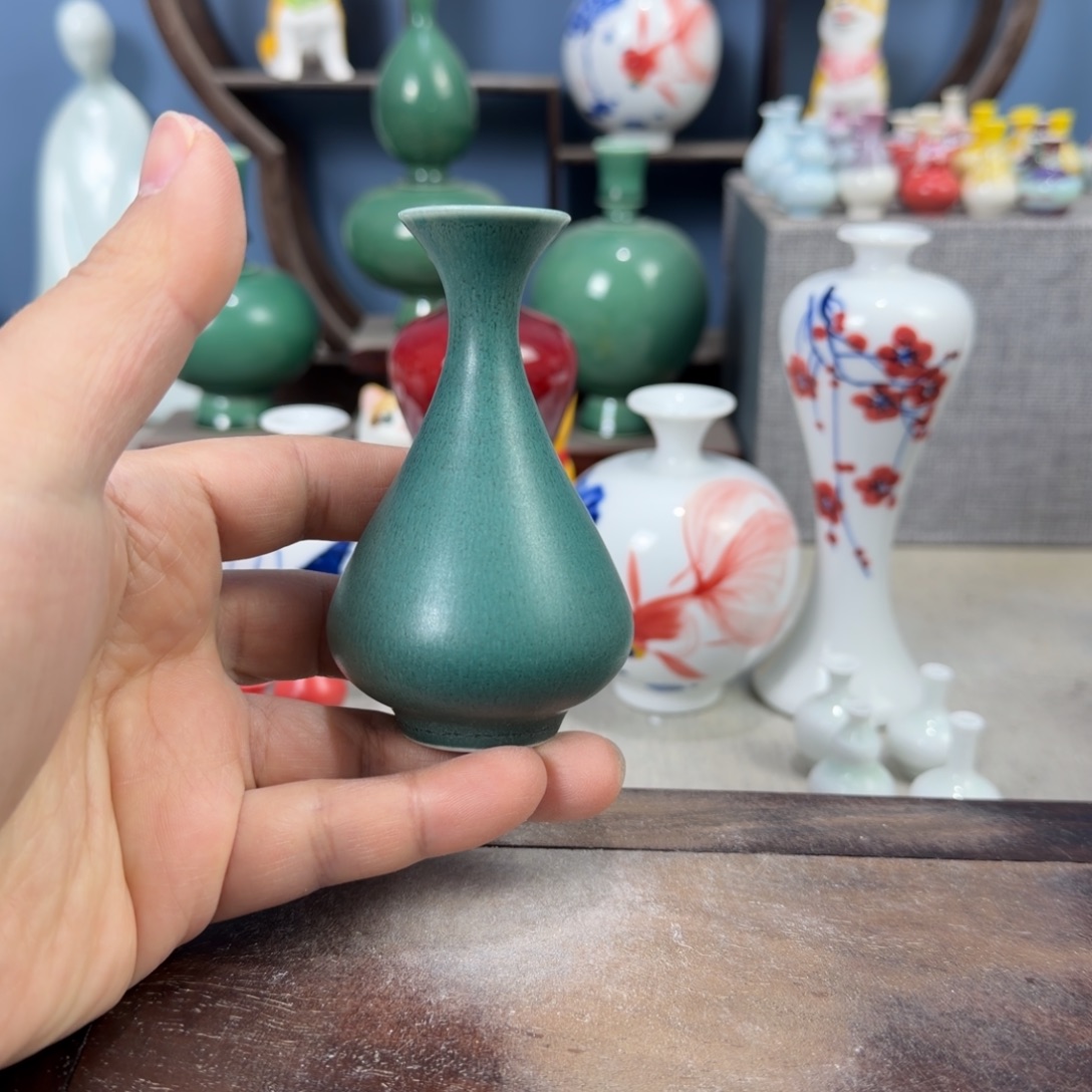 陶瓷手工小花器摆件