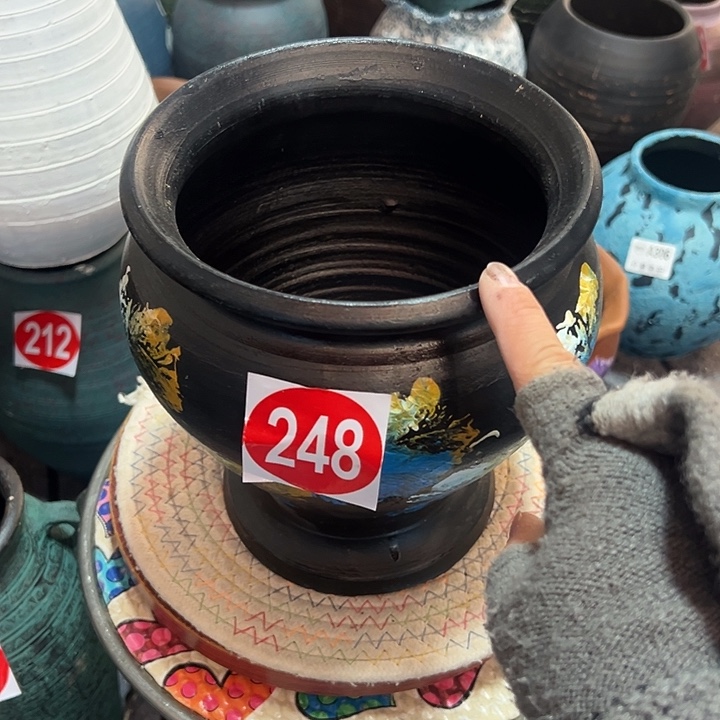 彩绘鱼尾高20口18带孔