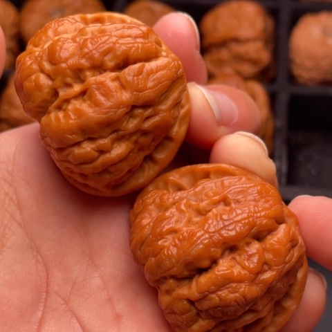 文玩核桃把件秦岭山脉核桃