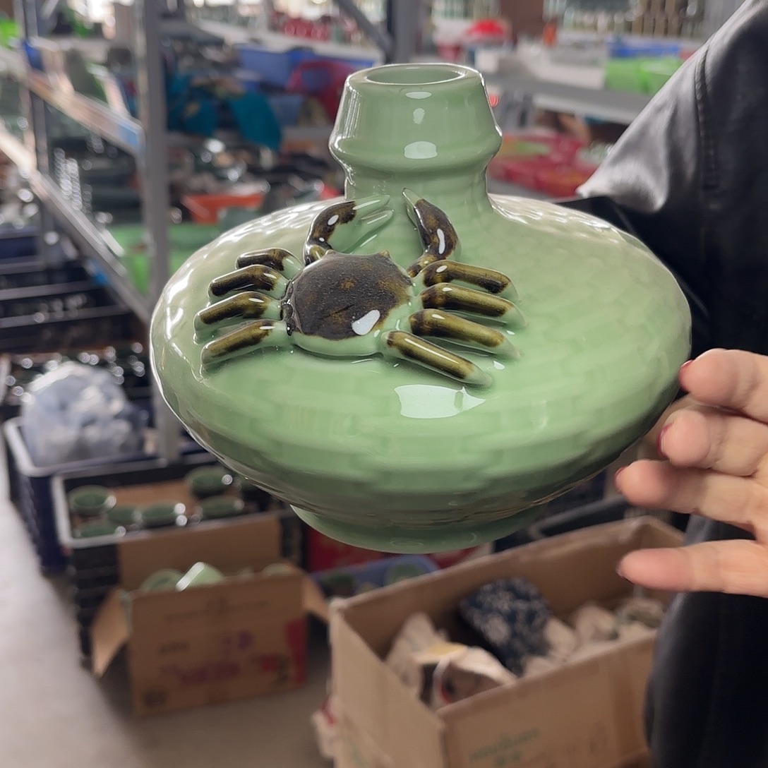 龙泉云间青瓷小米茶器