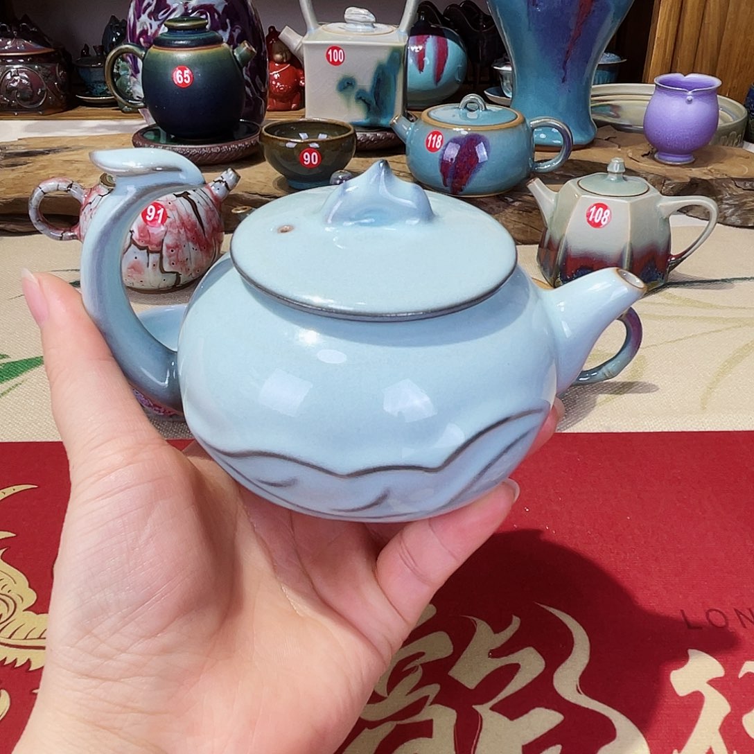 壶禹州钧瓷艺术作品