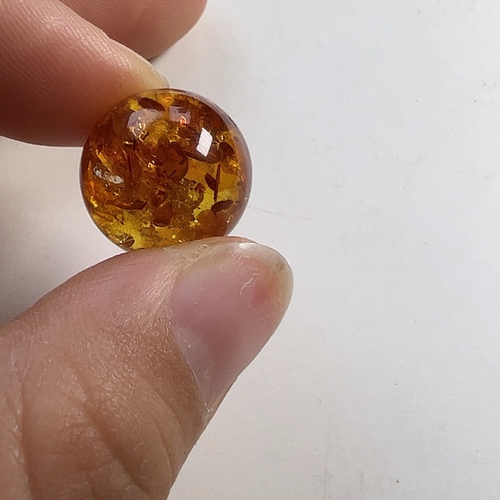 琥珀（花珀）项圈未镶嵌单**丝