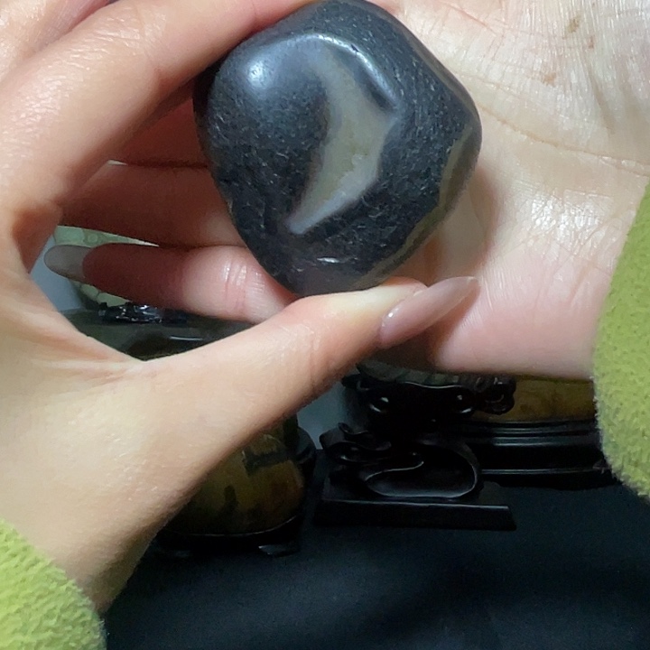 石材石摆件手玩石5