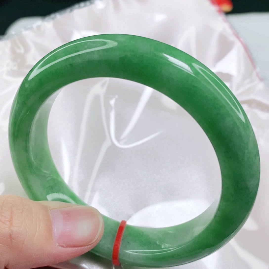 未镶嵌手镯翡翠55.8圈口完整