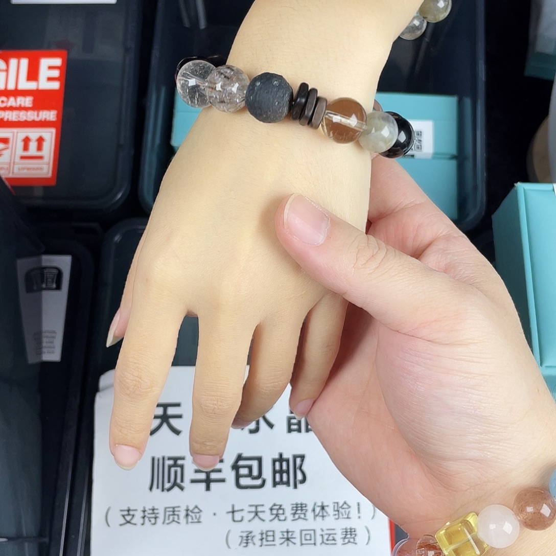 银S925镶嵌水晶手链