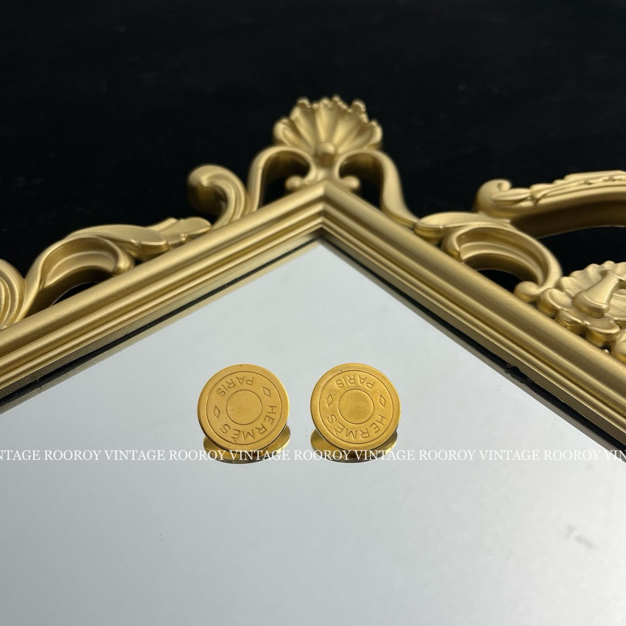 95新 Hermes/爱马仕  耳夹  Vintage/7558