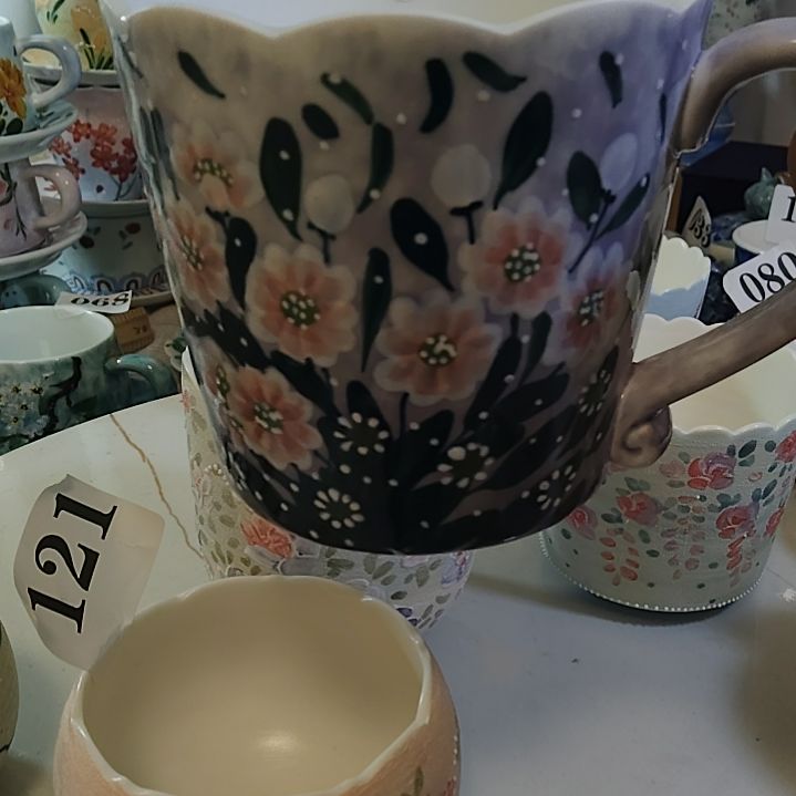 瓷杯子景德镇陶瓷釉下彩咖啡杯