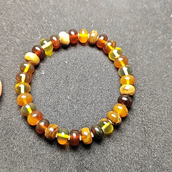 琥珀手串未镶嵌神*多宝手串