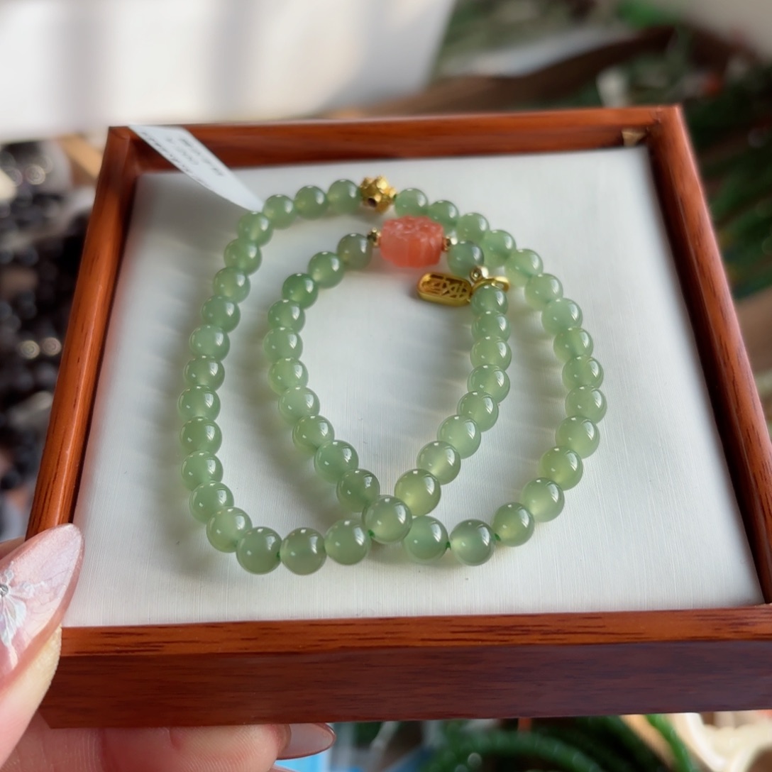 和田玉手链未镶嵌