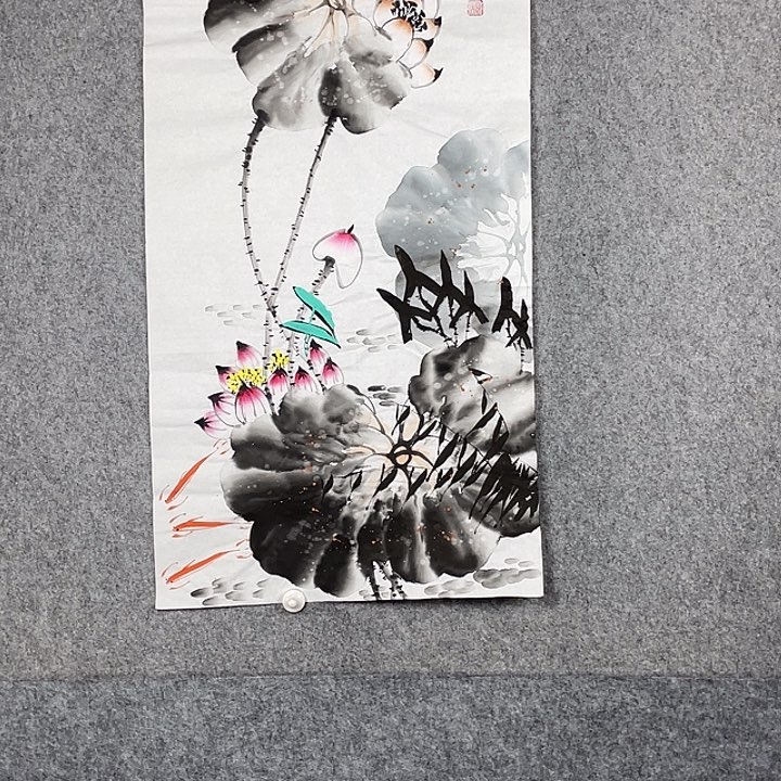 国画032手绘国画 未裱画心纯手绘