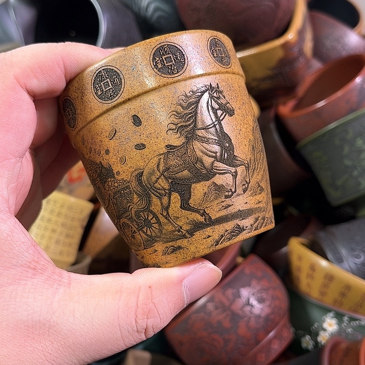 茶杯紫砂全手工紫砂主人杯