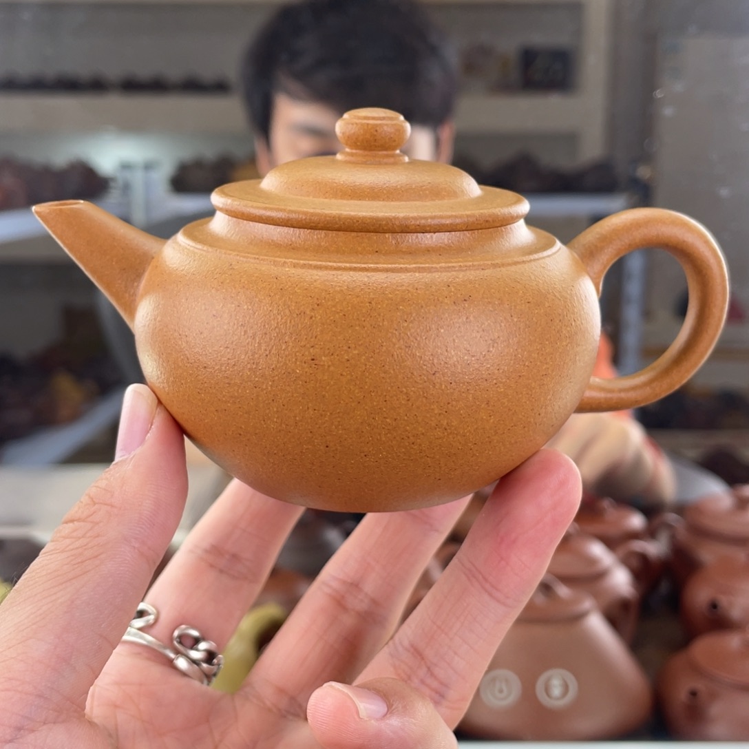 茶壶紫砂180cc黄金段茶壶