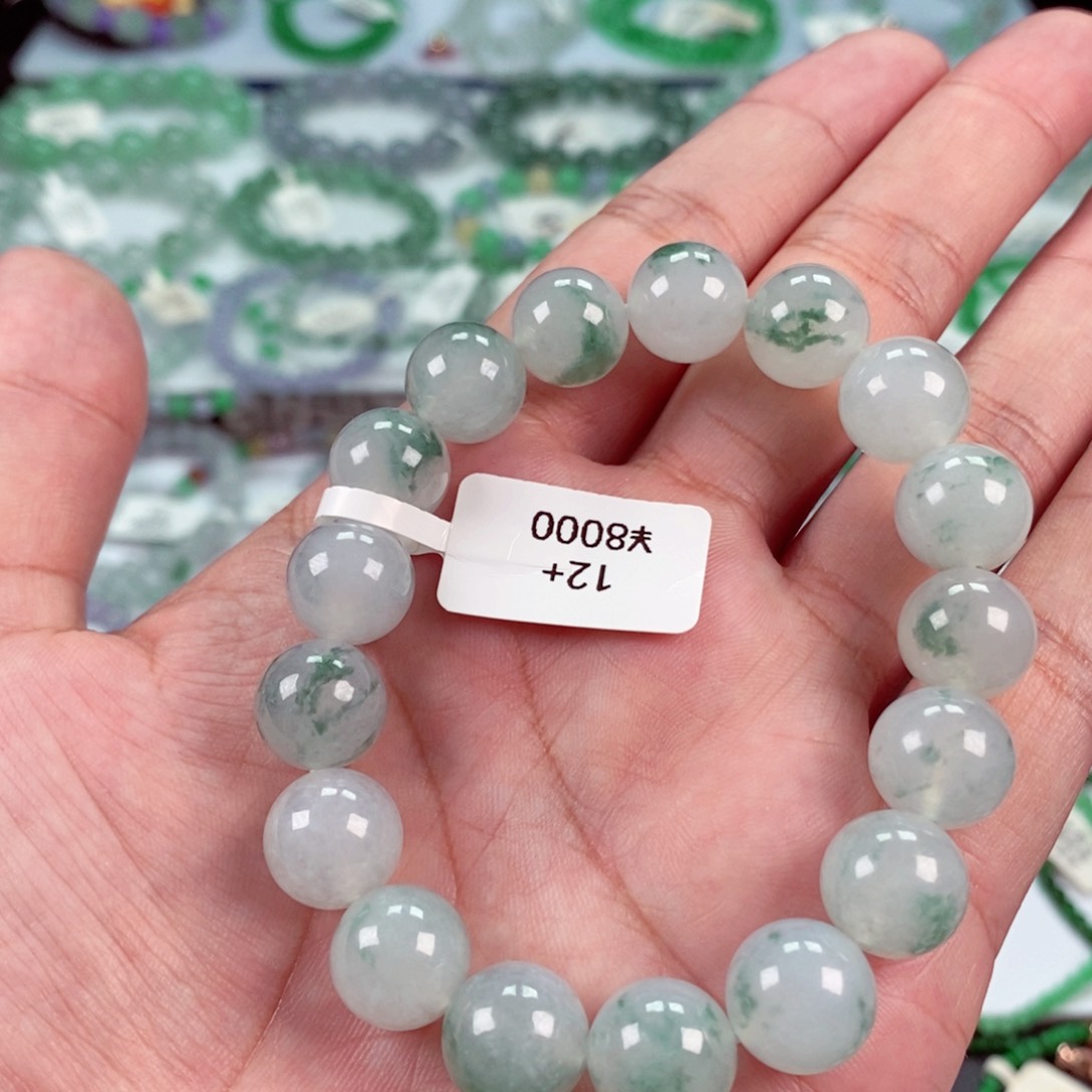 未镶嵌手链翡翠卡12+