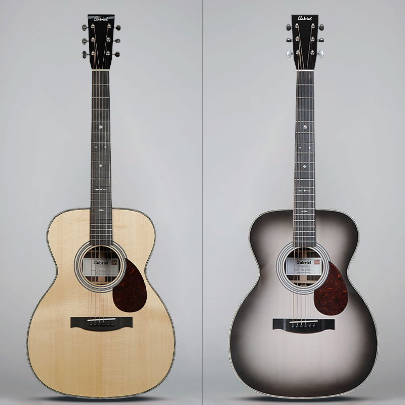 Gabriel/加百列40寸OM手工全单吉他民谣电箱玫瑰木 CSR-OM28 硝基