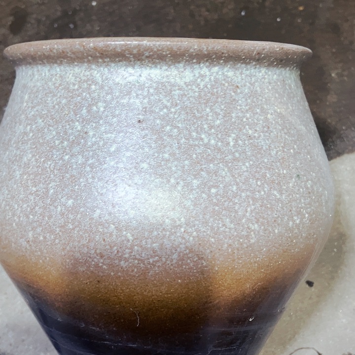 紫砂花盆高24口21瑕疵