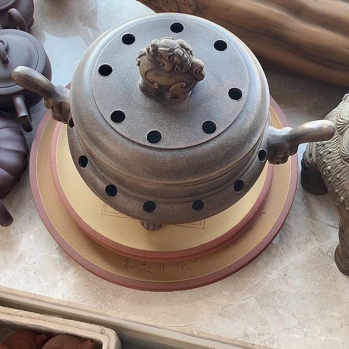 开***果紫砂茶壶紫砂壶精品香炉