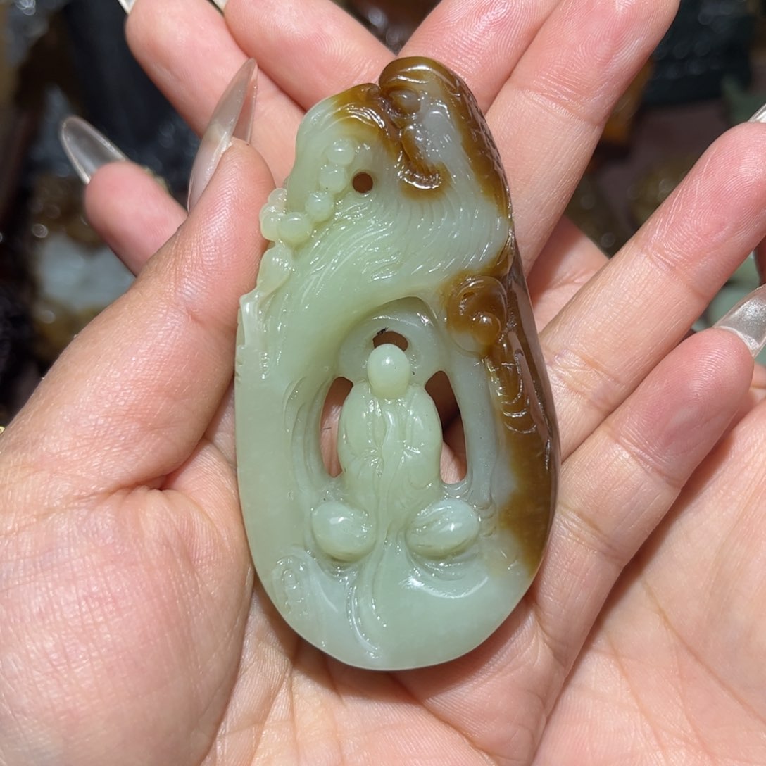 和田玉挂件未镶嵌