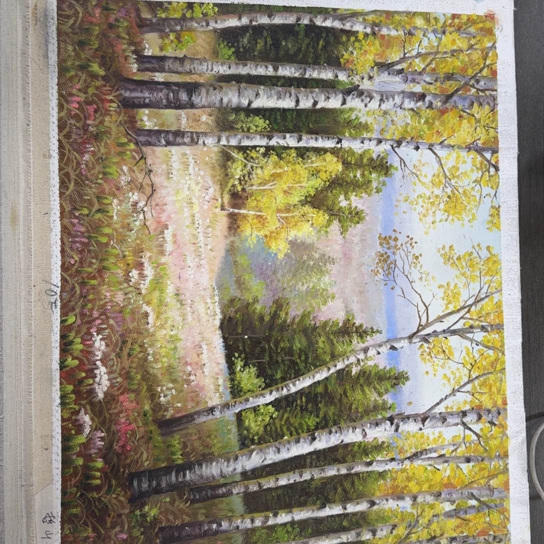 油画加油加油努力加油加油