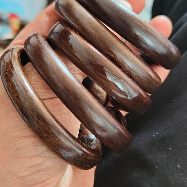 非金属木质手镯 金刚藤手镯时尚首饰复古民族风宫廷女贵妃镯珠宝