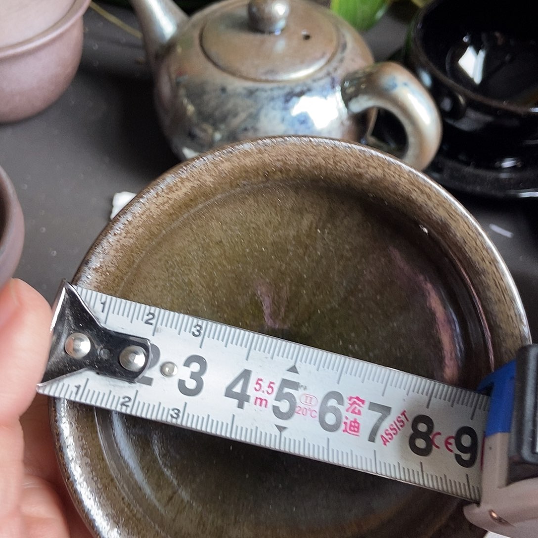 茶盏340 建窑建盏微瑕磨底