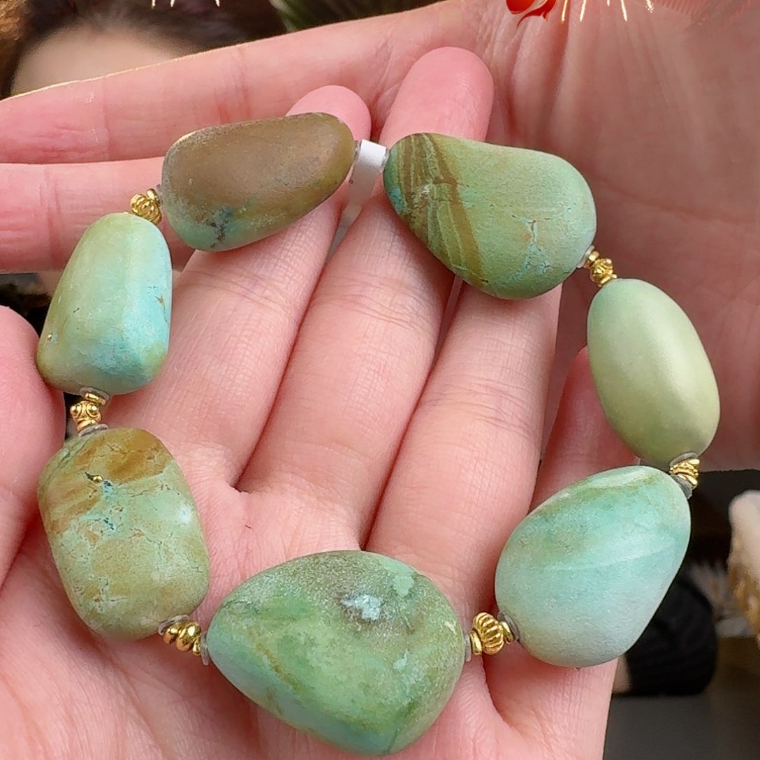 绿松石珠宝奇石未镶嵌