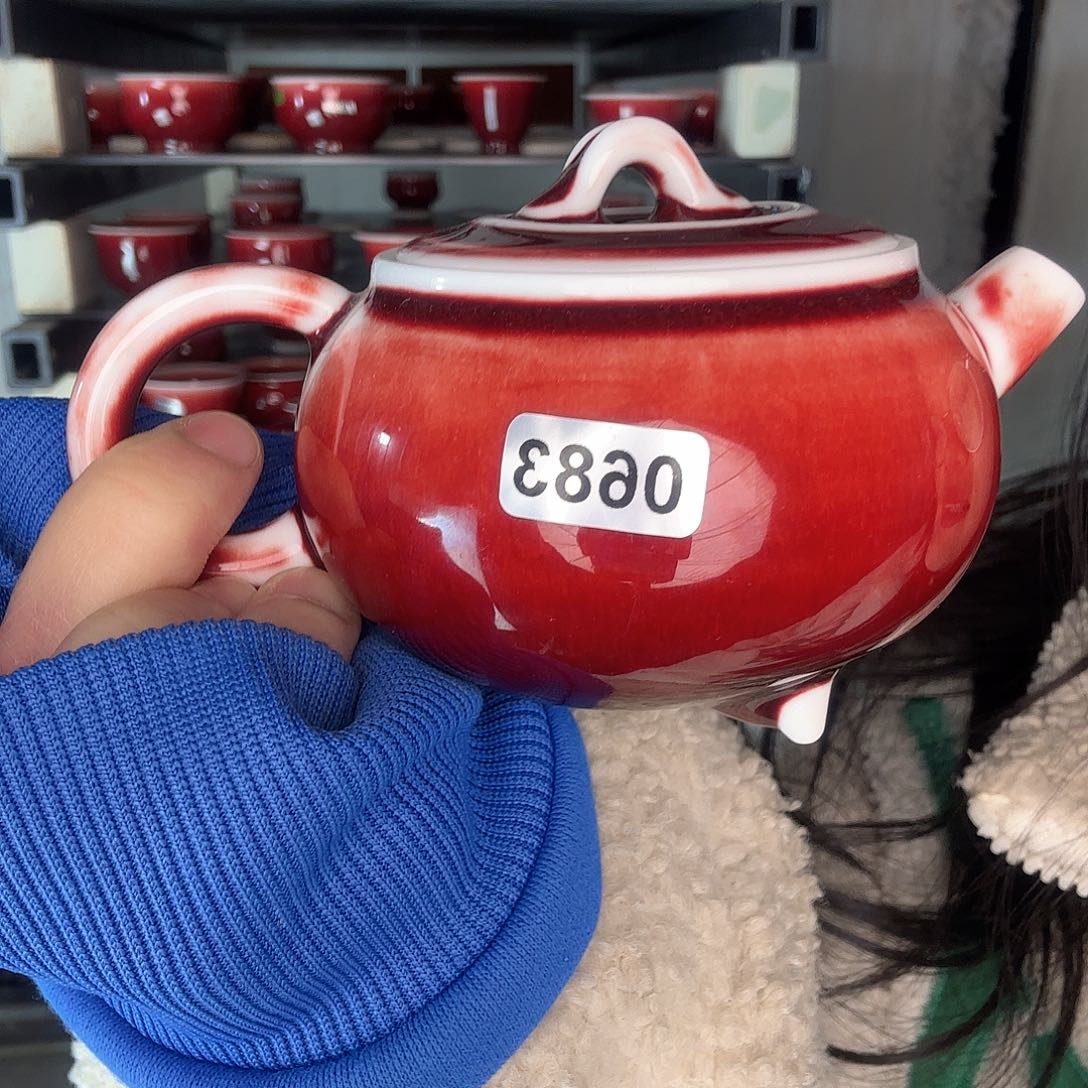 碗景德镇郎红陶瓷