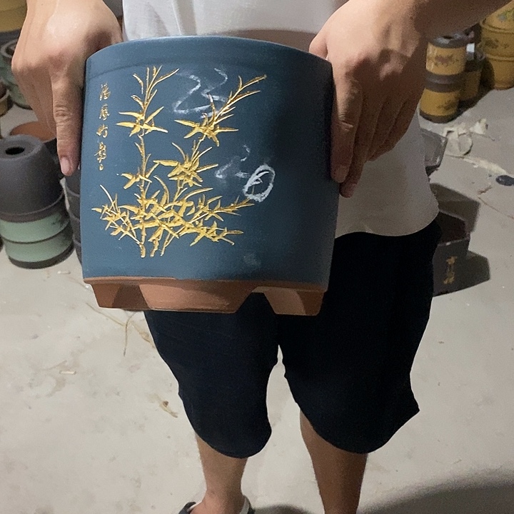 紫砂花盆紫砂花盆