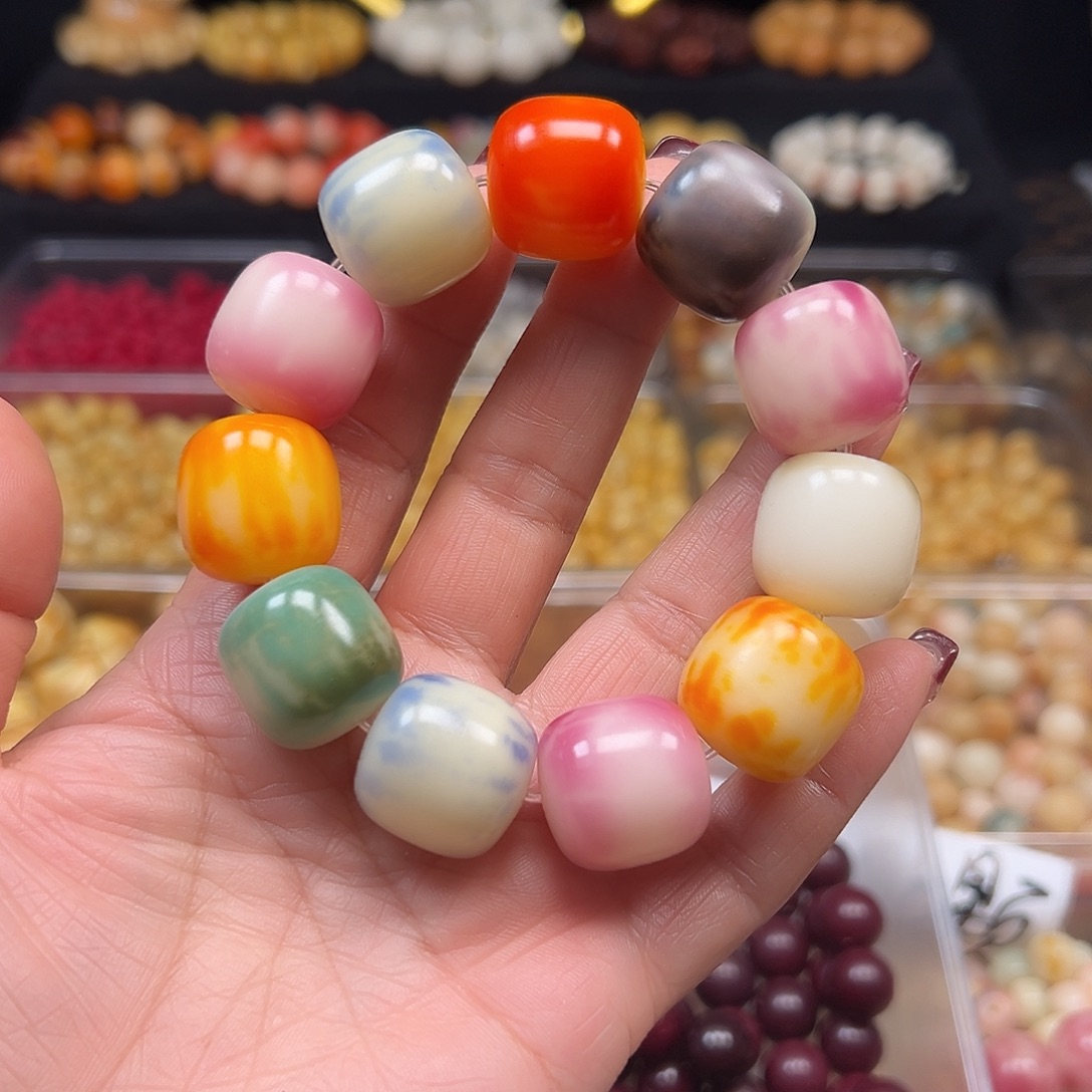 菩提根/象牙果手串卡20干磨正桶瓜皮1条