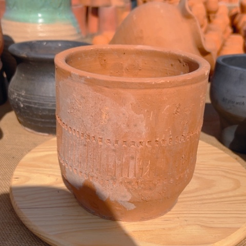 红陶口15高15微瑕