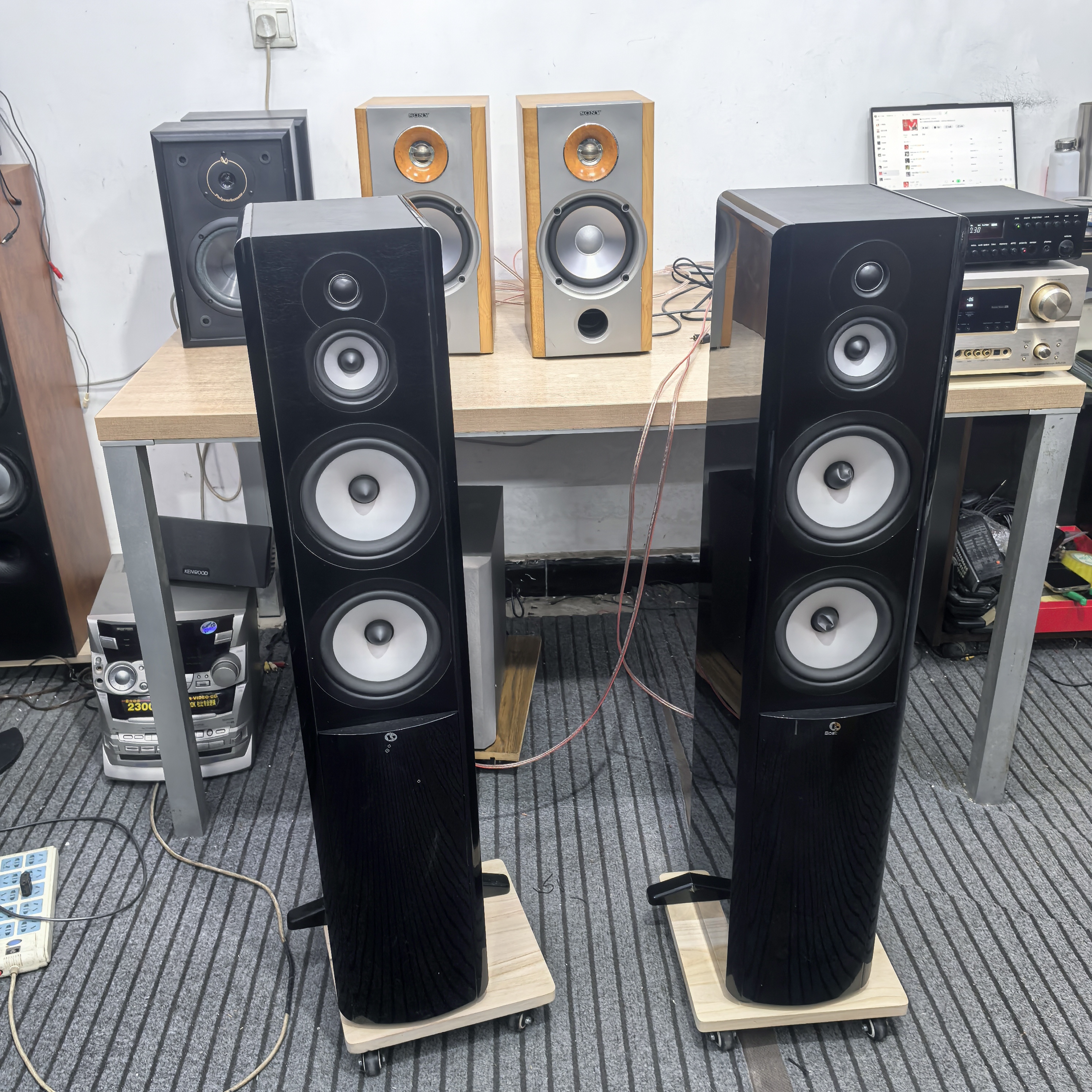 8新  落地音箱无源音箱邮费