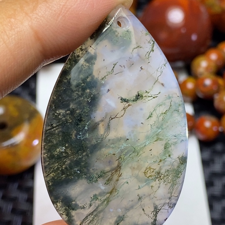 玛瑙/玉髓颈饰未镶嵌古*岭