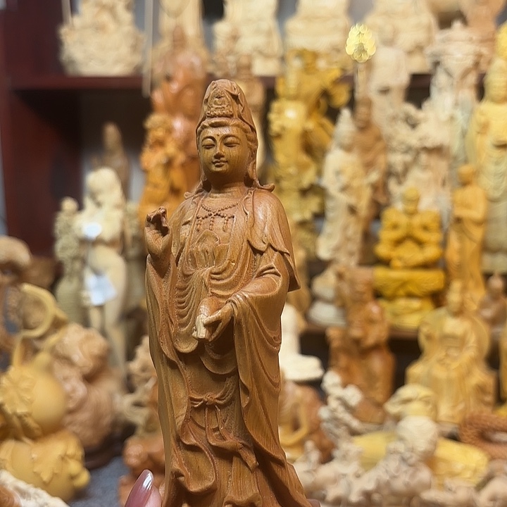 柏木（崖柏） 崖柏瑕疵观音