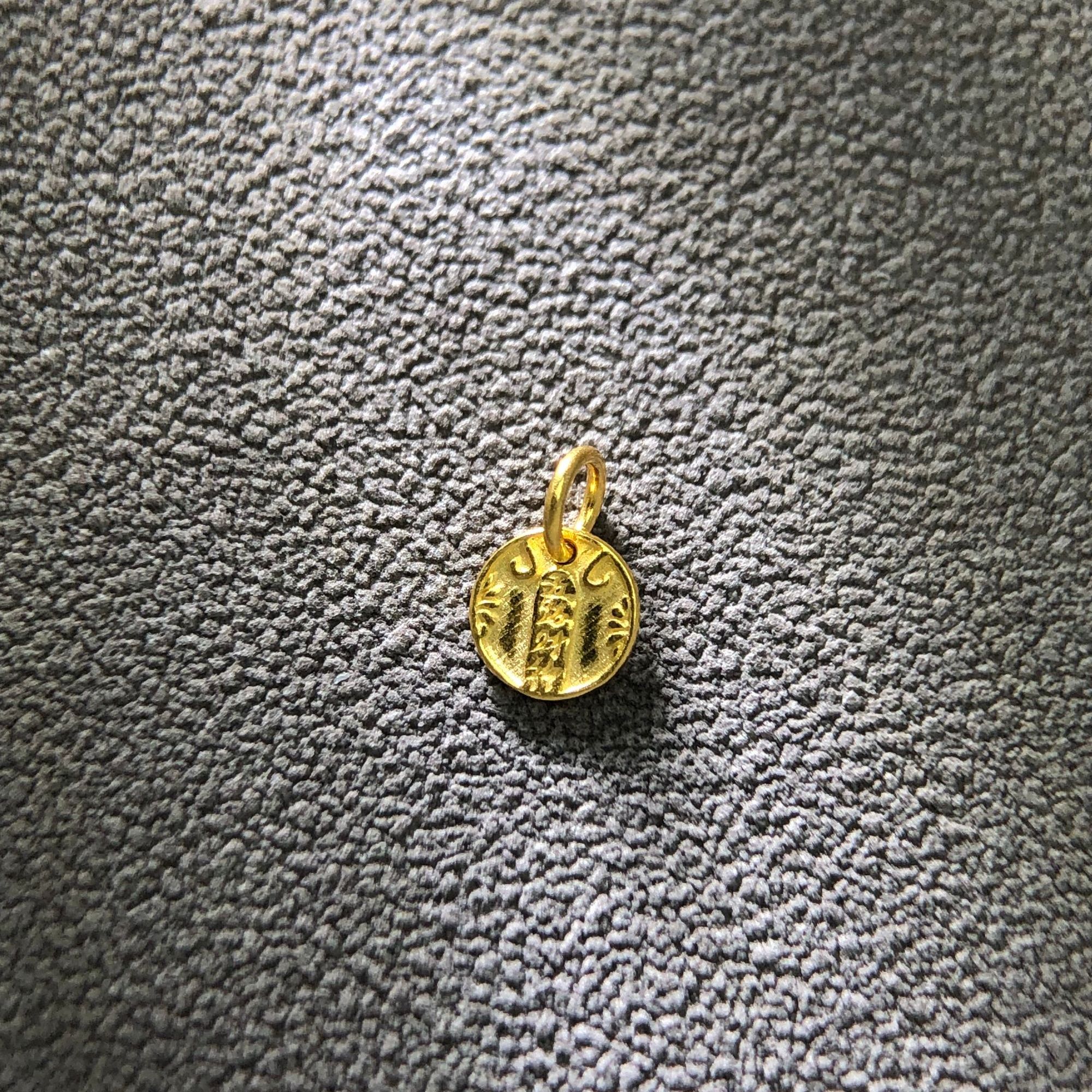 【举石臻选】TA12-943-671足金吊坠（一件/约5.5*0.5mm）E