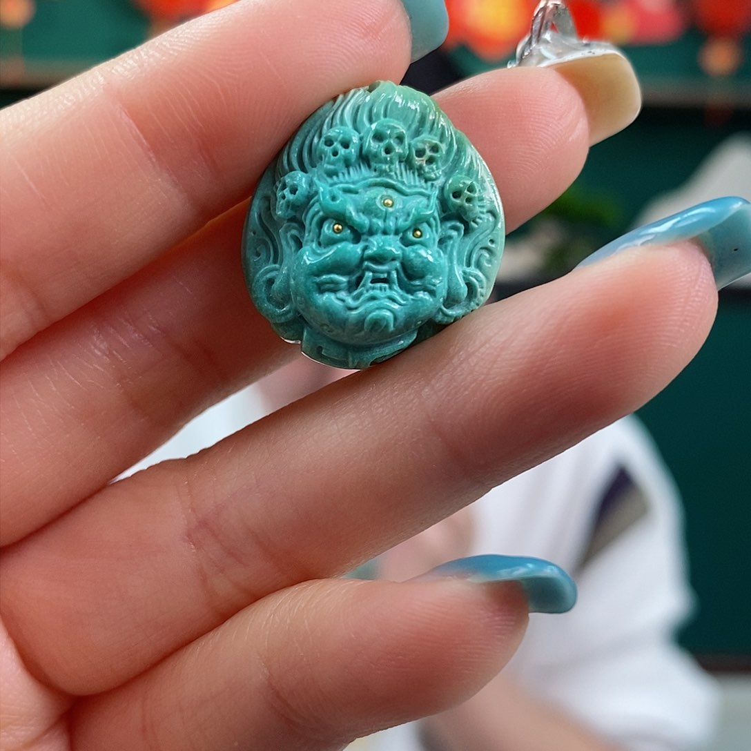 绿松石珠宝奇石未镶嵌