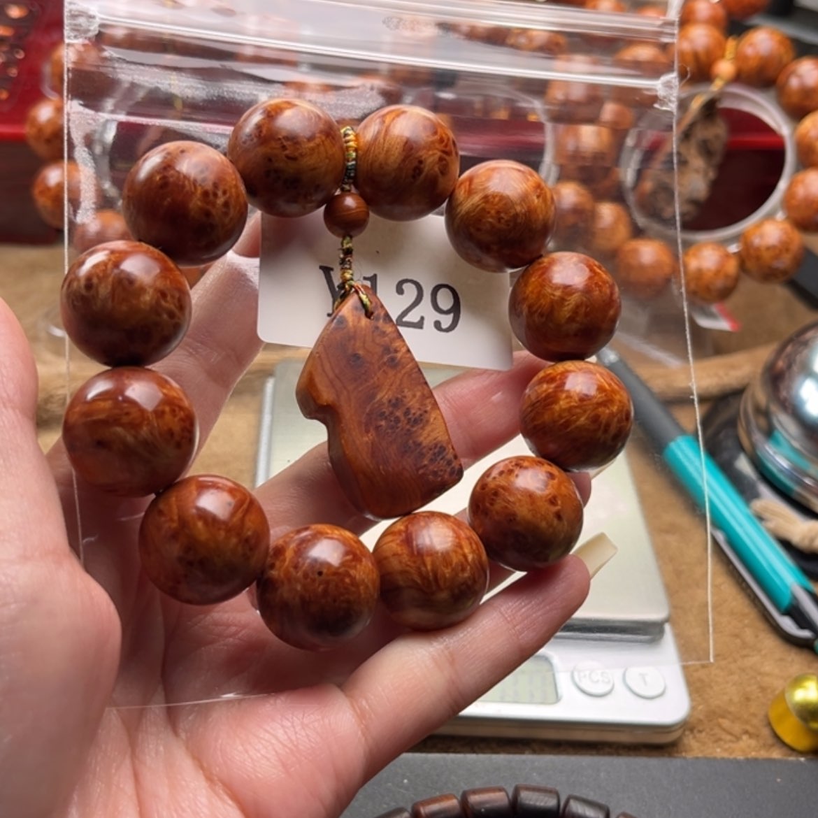 【闪购商品】柏木（崖柏）手串/手链20金刚骨料