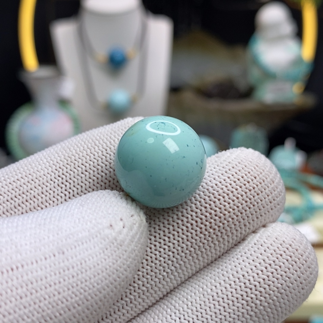 绿松石未镶嵌珠宝奇石16.9