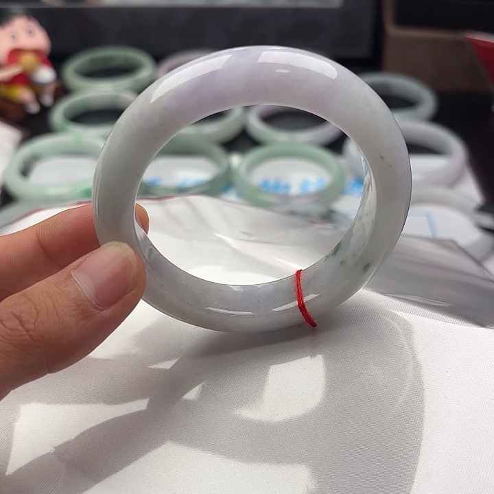 翡翠未镶嵌手镯5657 x10 137