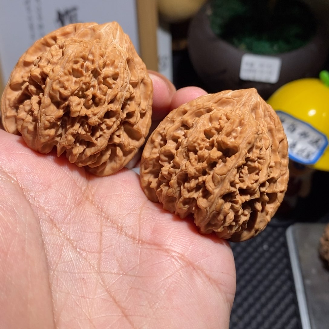 文玩核桃把件43全品满天星原装