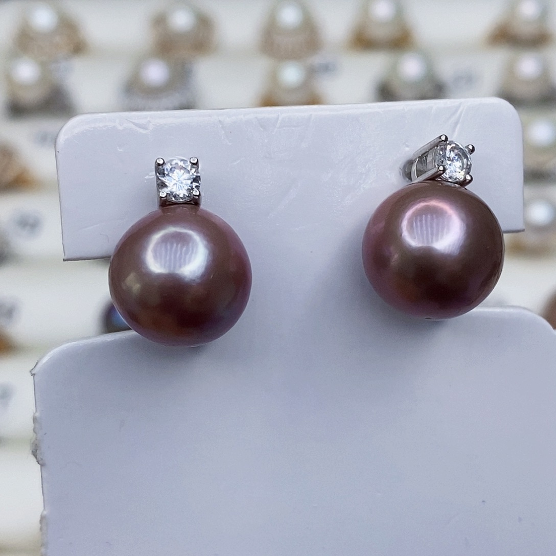 淡水珍珠颈饰银S925镶嵌