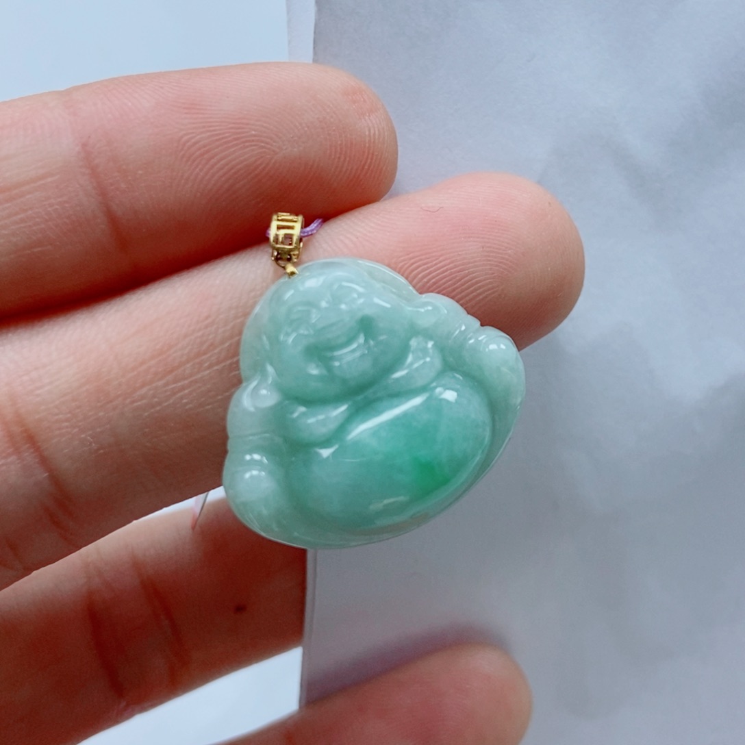 翡翠颈饰未镶嵌天然