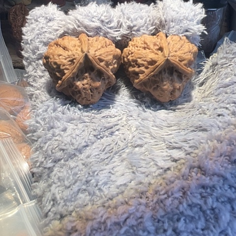 文玩核桃把件开山客带彩39