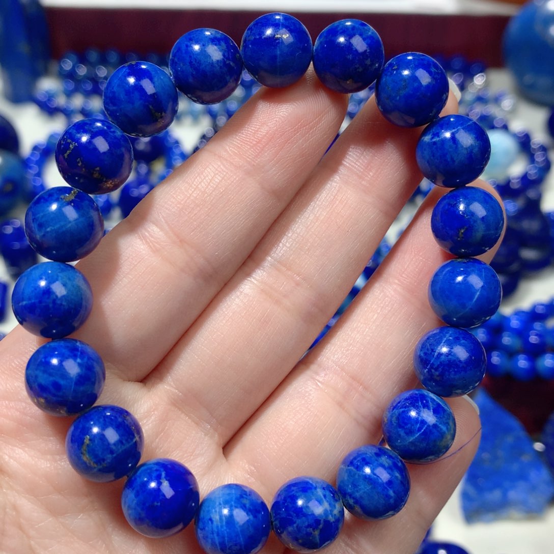 青金石未镶嵌10.5m手链