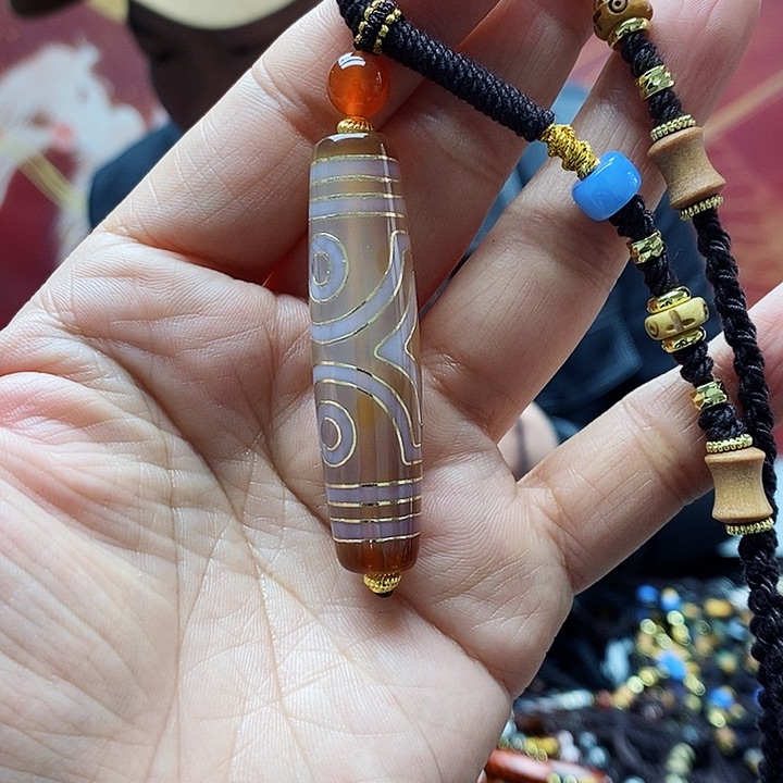 玛瑙/玉髓颈饰合金