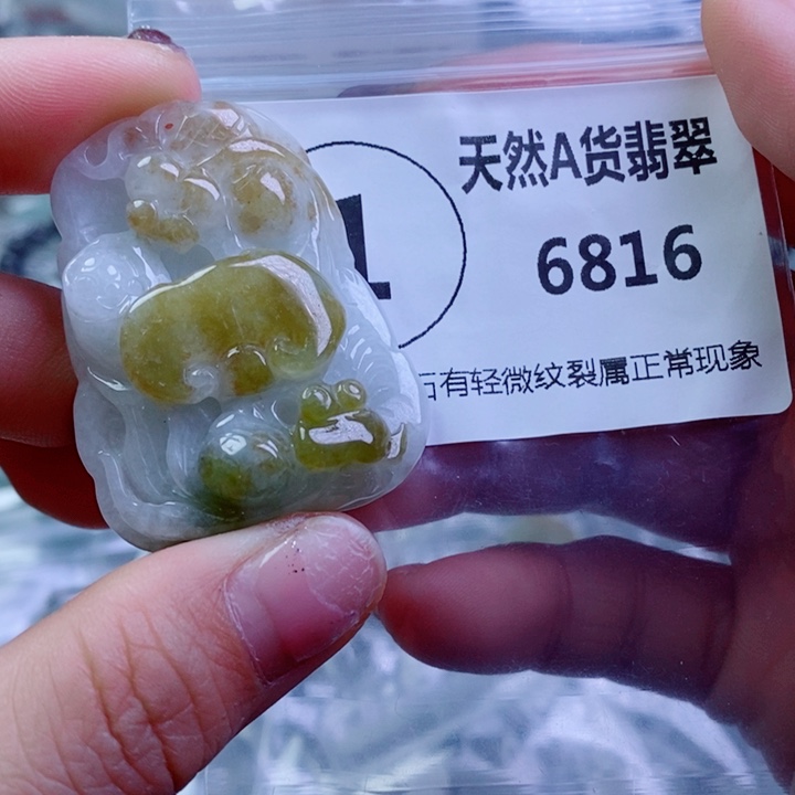 翡翠颈饰未镶嵌吊坠